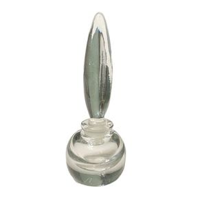 Vintage clear glass perfume bottle